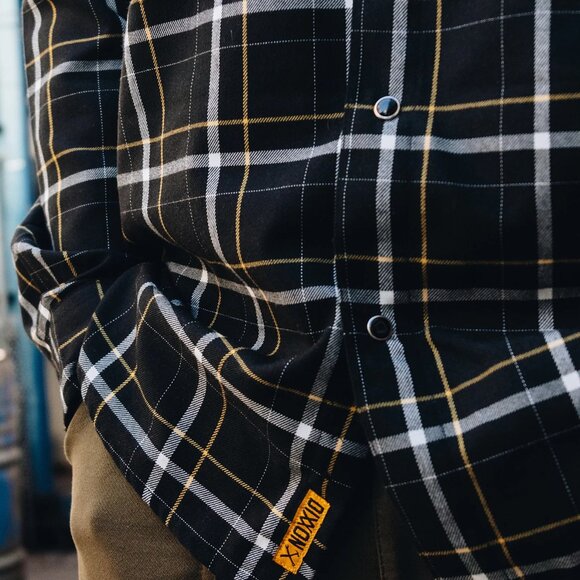 DIXXON x STICK TO YOUR GUNS Collab Limited Edition Men's Flannel Shirt - M - Picture 6 of 11